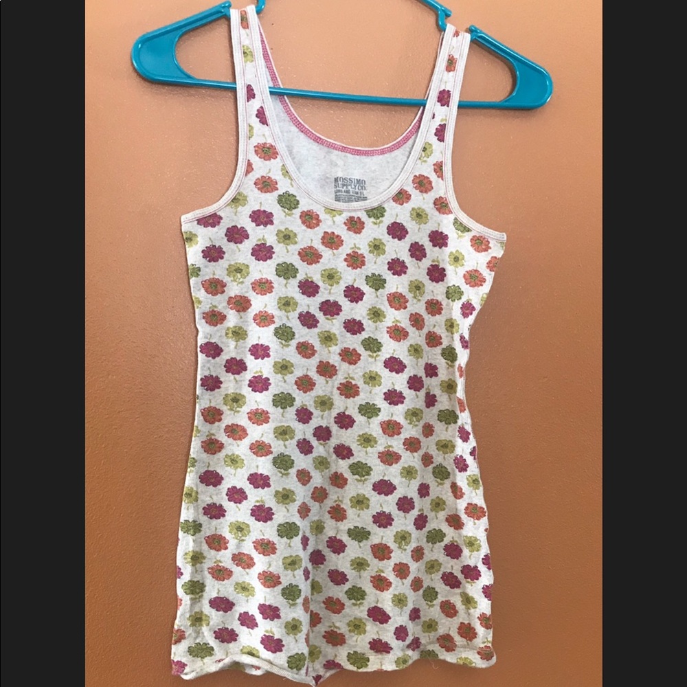 🌺 Mossimo flower tank size L